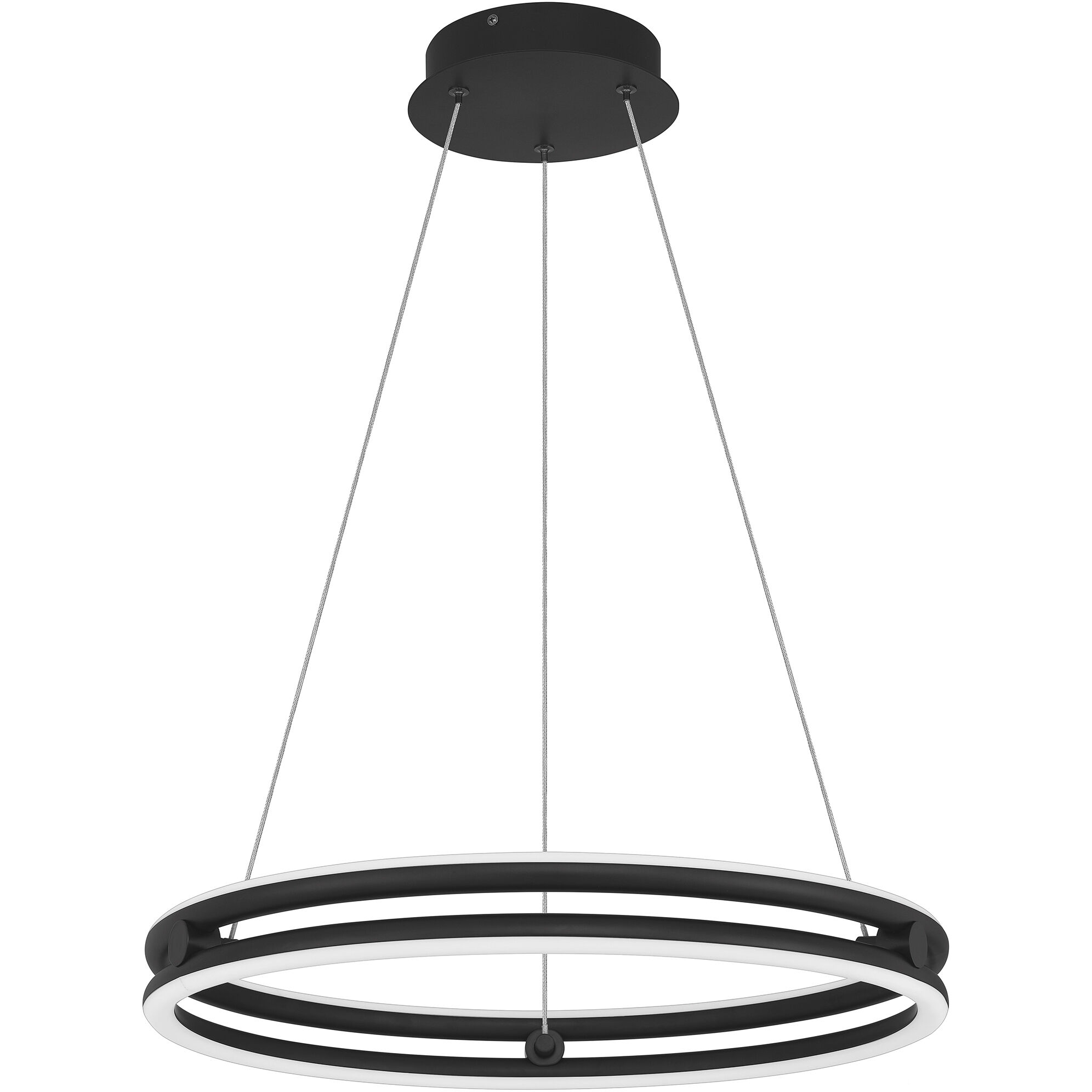 Graves LED 20 inch Matte Black Pendant Ceiling Light
