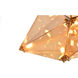 Canada 9 Light 12 inch Gold Chandelier Ceiling Light