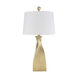 Newfield 29 inch 100 watt Gold Table Lamp Portable Light