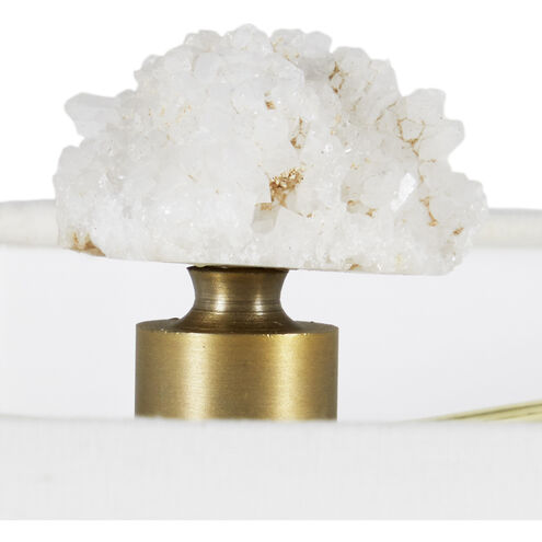 Kerry 34.75 inch Matte Antique Brass Table Lamp Portable Light