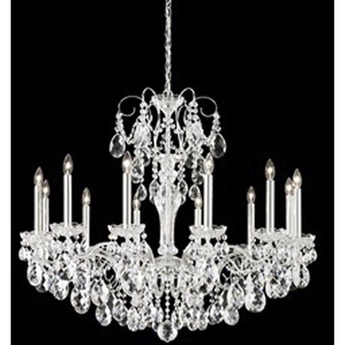 Sonatina 12 Light 34 inch Polished Silver Chandelier Ceiling Light in Swarovski