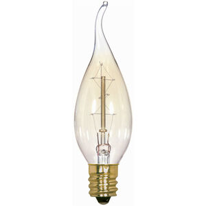 Lumos Incandescent CA8 Candelabra E12 25 watt 120V 2700K Light Bulb