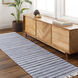 Azalea 96 X 30 inch Blue Rug, Runner