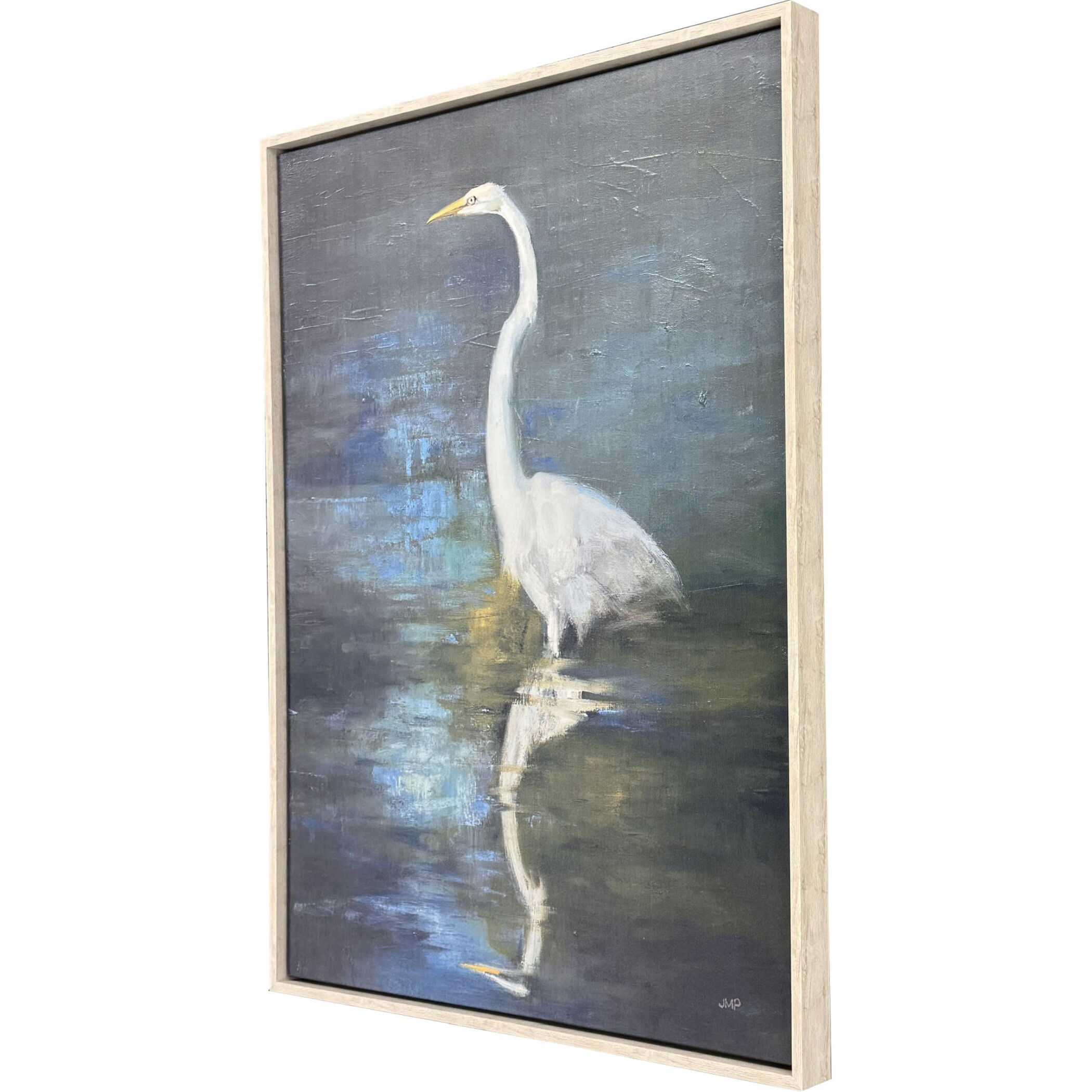 Reflections Blue and Green and Multi and White Canvas