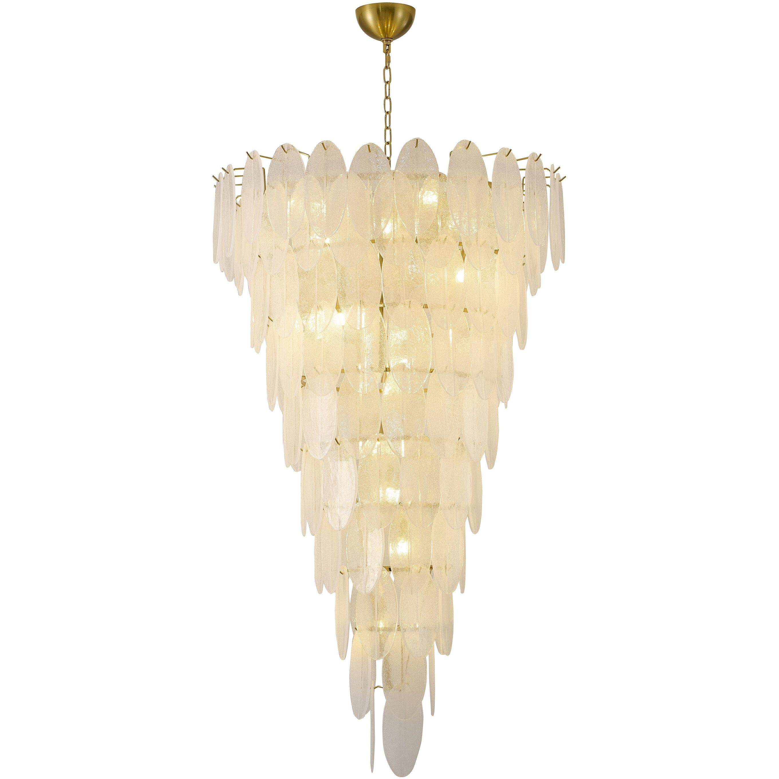 LA Series 12 Light 33 inch Brass Chandelier Ceiling Light