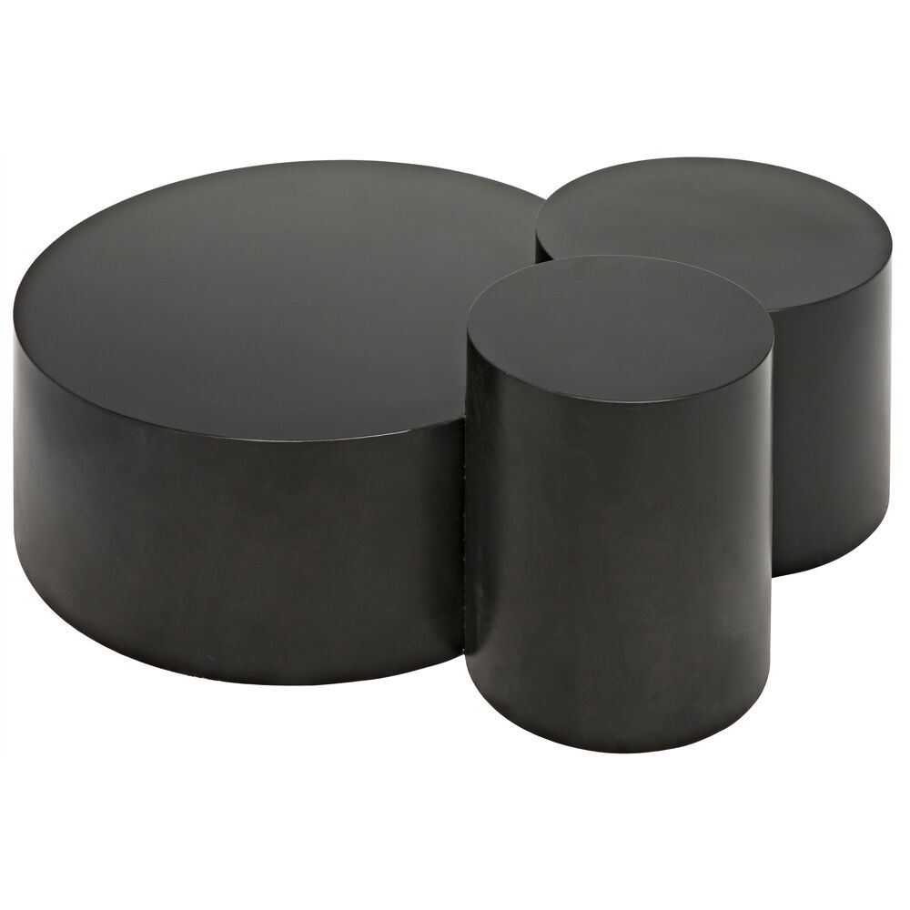 Ella 57.5 X 40 inch Matte Black Coffee Table