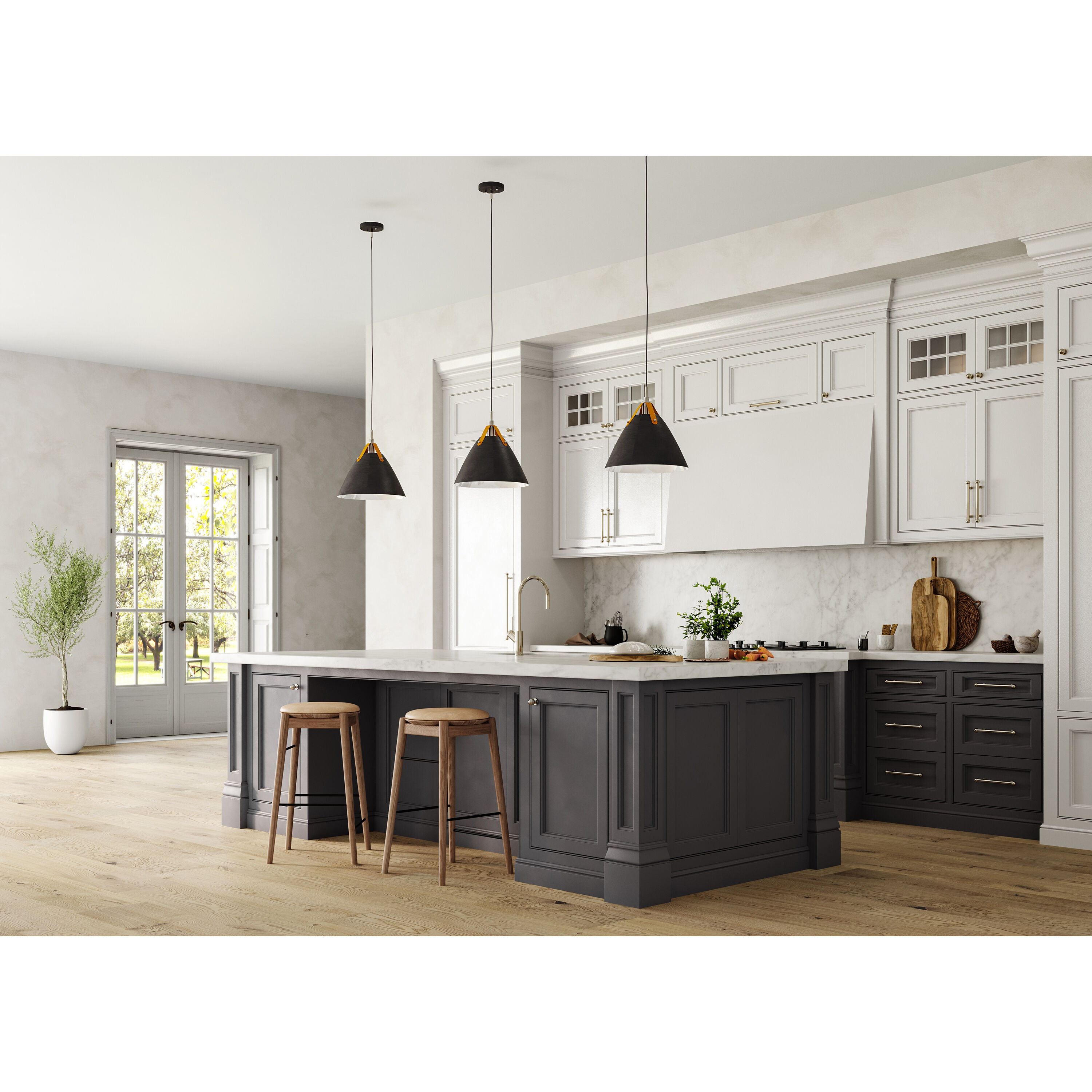 Tote LED 14 inch Black Pendant Ceiling Light