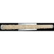 Lina LED 38 inch Chrome Bath Vanity Wall Light in Firenze