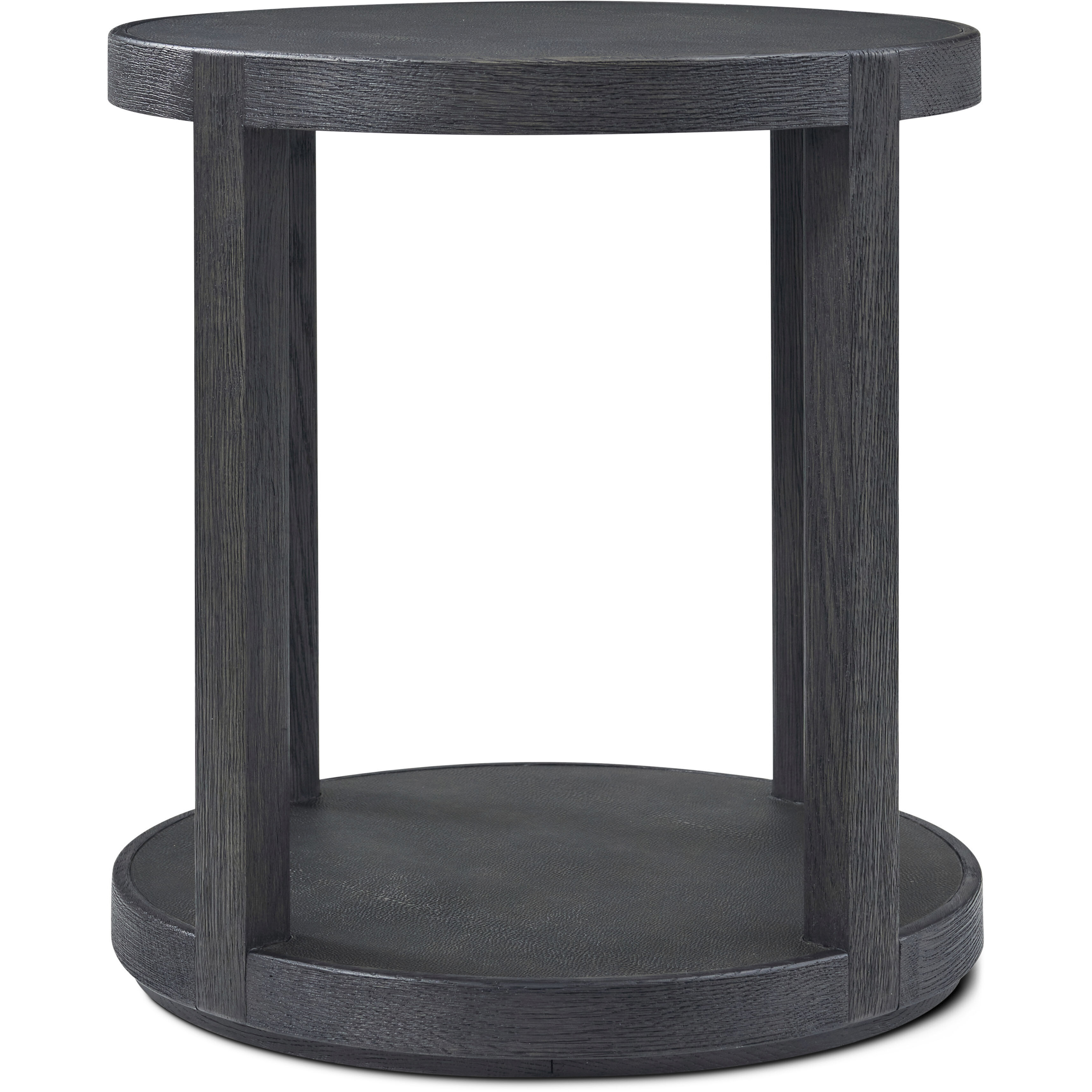 Maxwell 24 X 22 inch Obsidian Side Table, Wooden