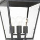 Dumont 3 Light 25.75 inch Graphite Outdoor Post