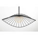 Langley 1 Light 24 inch Dark Matte Black Pendant Ceiling Light