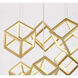 Canada LED 29 inch Gold Chandelier Ceiling Light