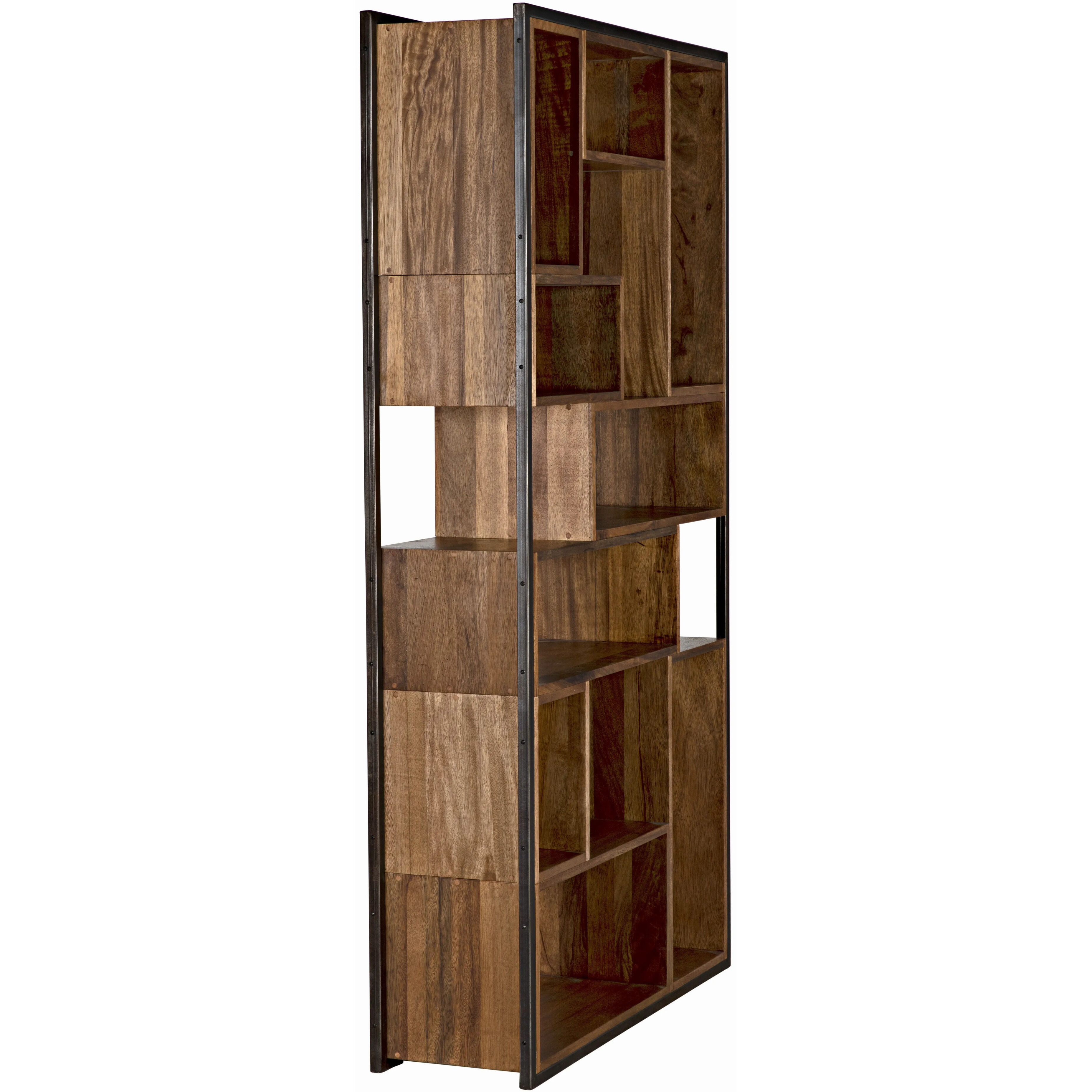 Bauhaus Dark Walnut Bookcase