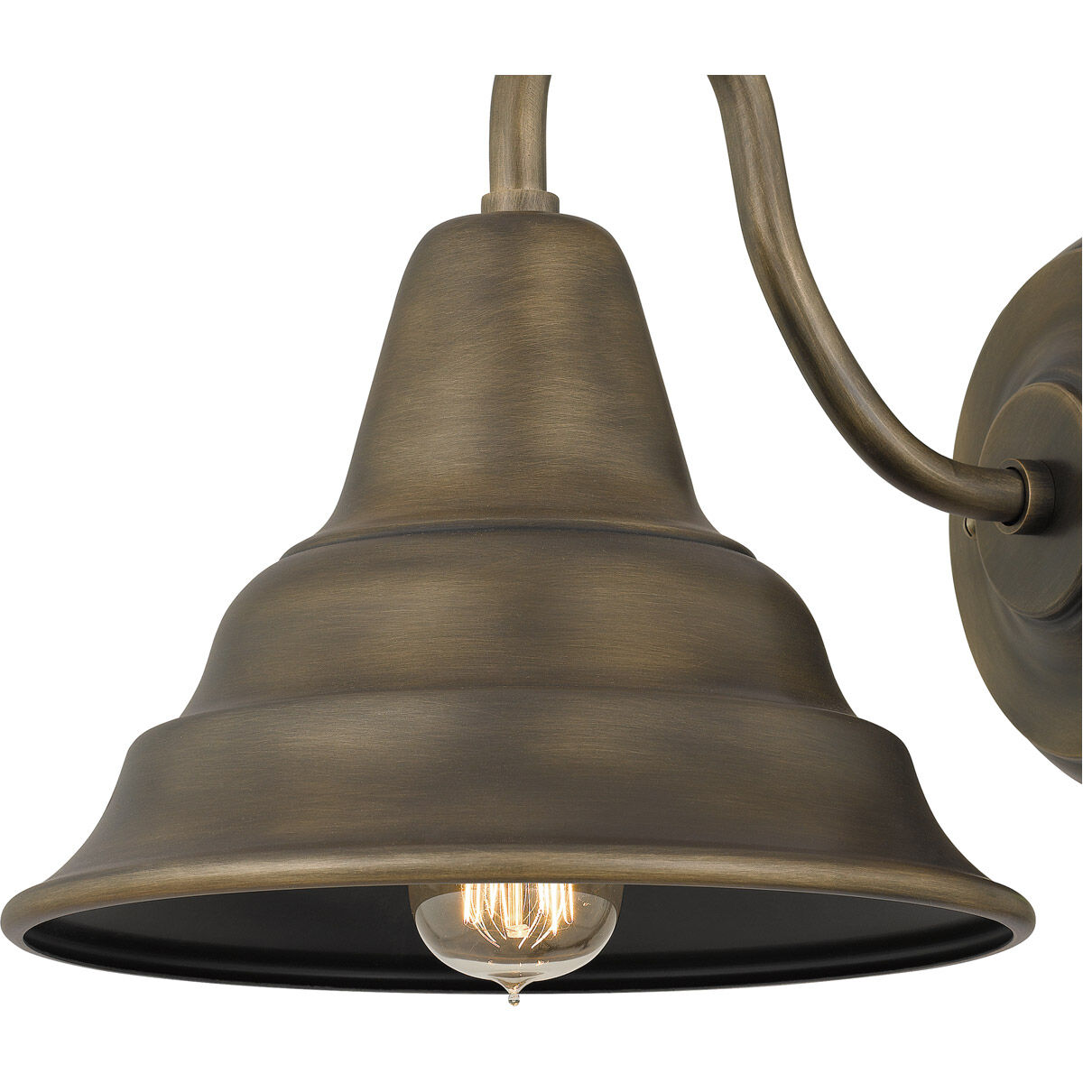 Carmel 1 Light 11 inch Statuary Bronze Outdoor Wall Lantern, Large