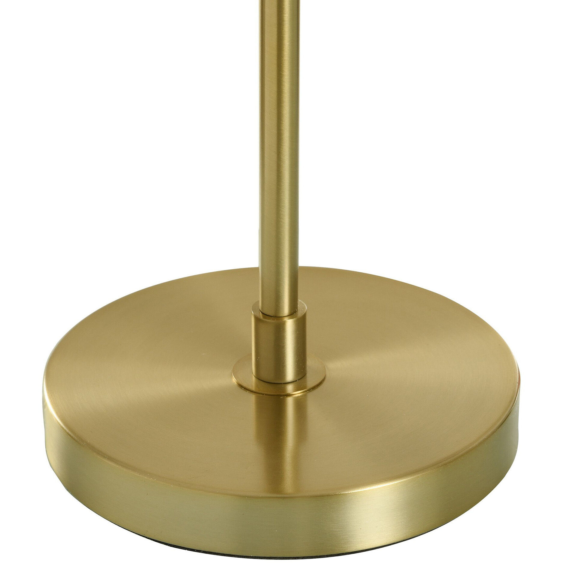 Reagan 24.25 inch 25 watt Antique Brass and Clear Ribbed Table Lamp Portable Light