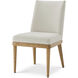 Essence Blonde Dining Side Chair, Wooden, Upholstered