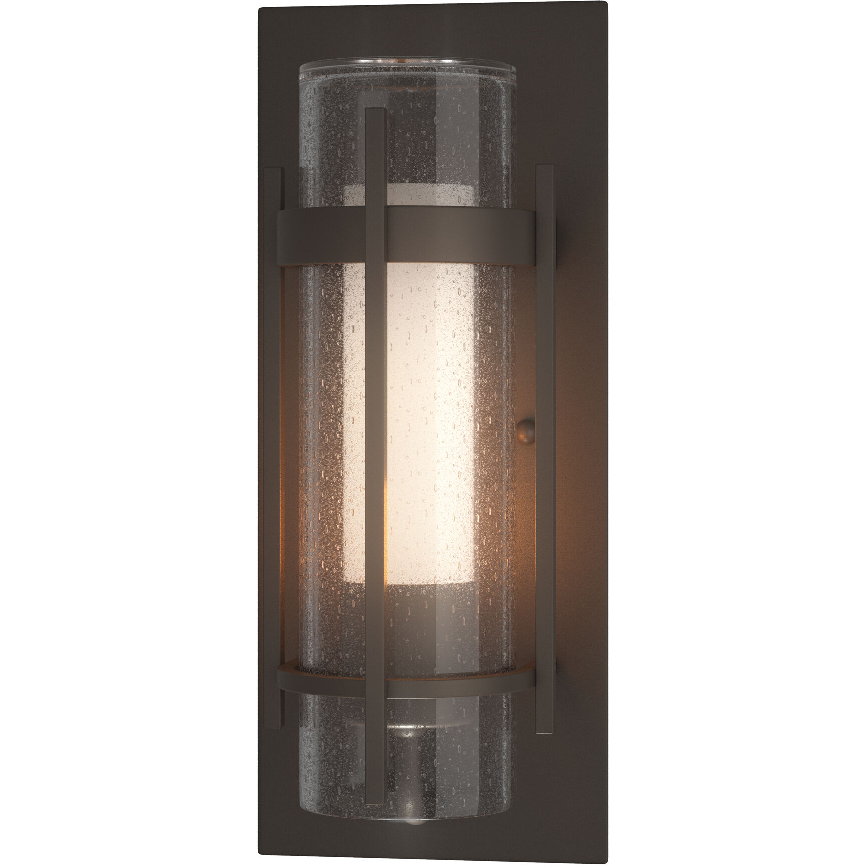 Torch 1 Light 12 inch Coastal Dark Smoke Outdoor Sconce, Small