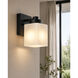 Donovan 1 Light 4.75 inch Black Wall Sconce Wall Light