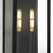 Rossi 2 Light 20 inch Matte Black Outdoor Wall Lantern