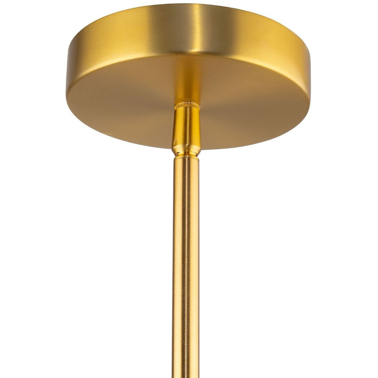 Burford LED 5 inch Brass and Black Pendant Ceiling Light