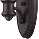 Brooksdale Sconce Wall Light in Oil Rubbed Bronze