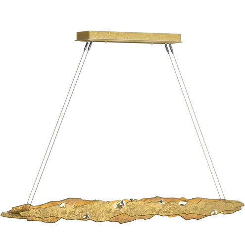Trove LED 52.6 inch Modern Brass Pendant Ceiling Light