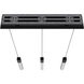 Original Glacier Snow Avenue LED 7 inch Black Multi Port Pendant Ceiling Light