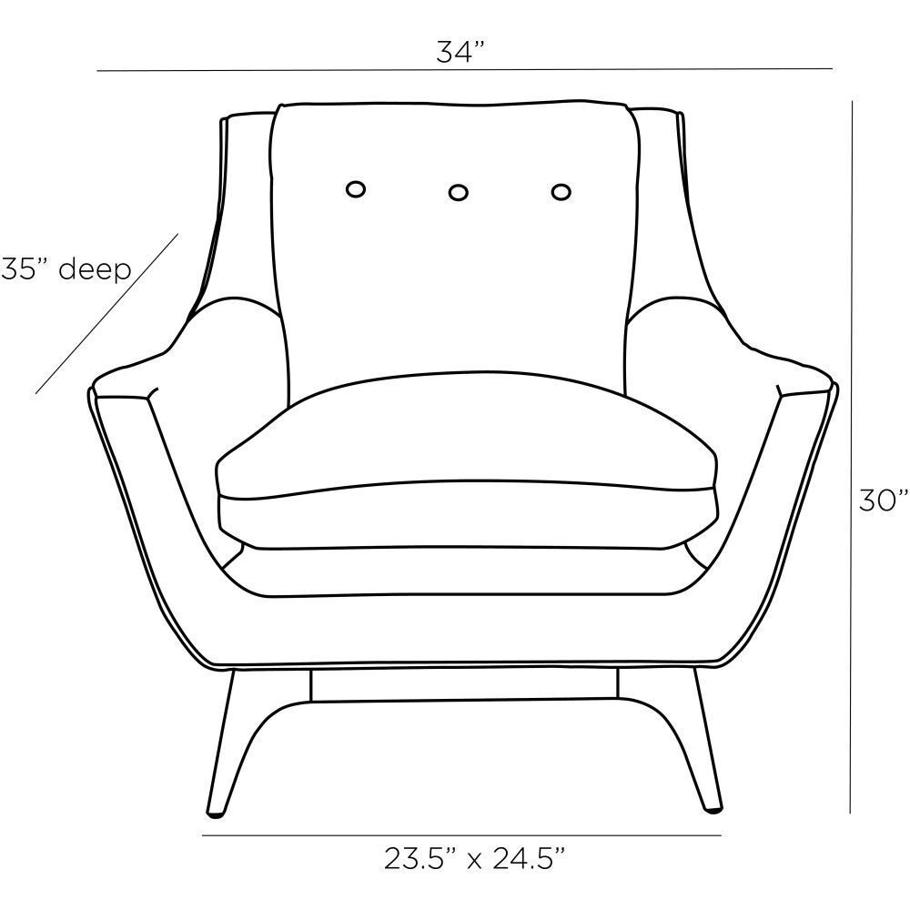 Neptune Oyster Lounge Chair