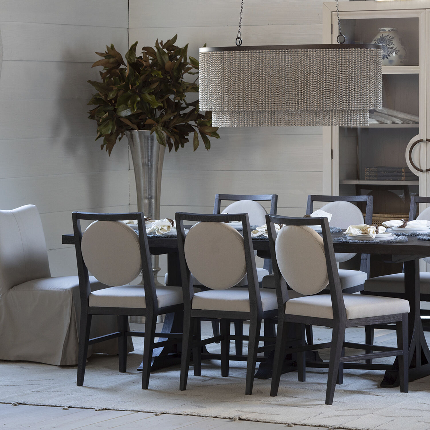 Josy Cerused Ash / Ivory Beige Dining Chair