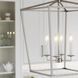 C&M by Chapman & Myers Dianna 4 Light 17 inch Brushed Nickel Pendant Ceiling Light