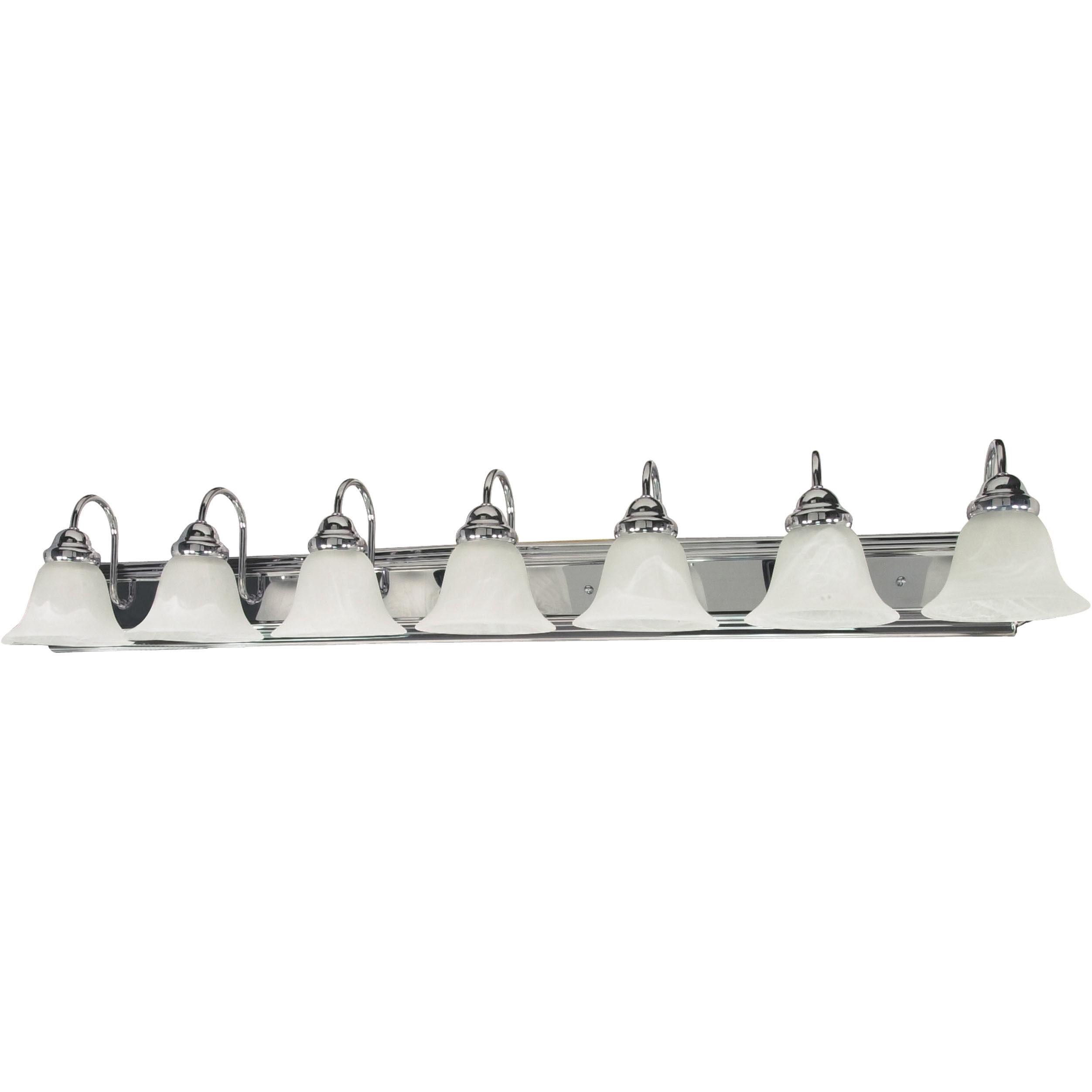 Ballerina 7 Light 48 inch Polished Chrome Vanity Light Wall Light