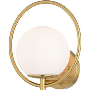 Bucktown LED 9.5 inch Natural Brass Wall Light