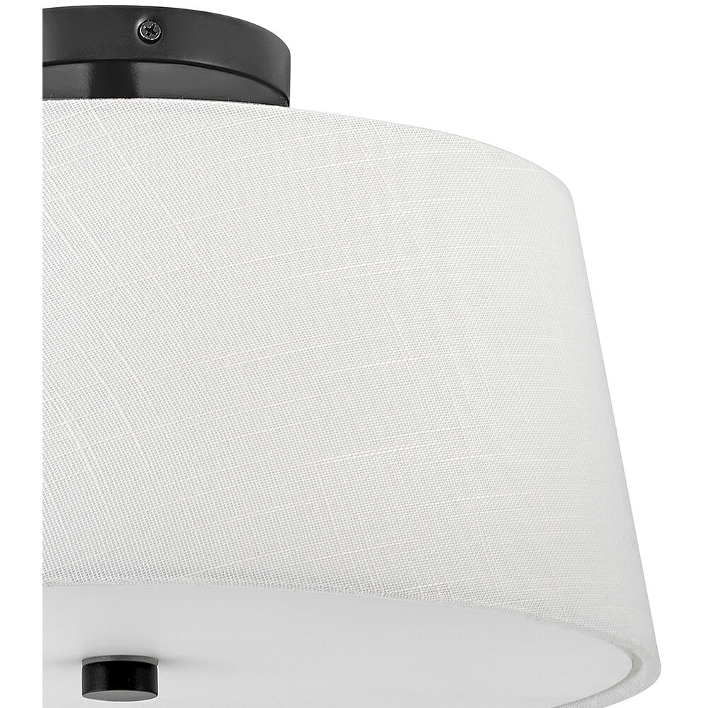 Beale LED 14 inch Black Foyer Light Ceiling Light, Flush Mount