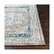 Orien 87 X 63 inch Pale Blue/Teal/Dark Blue/Camel/Light Gray/White Rugs, Rectangle