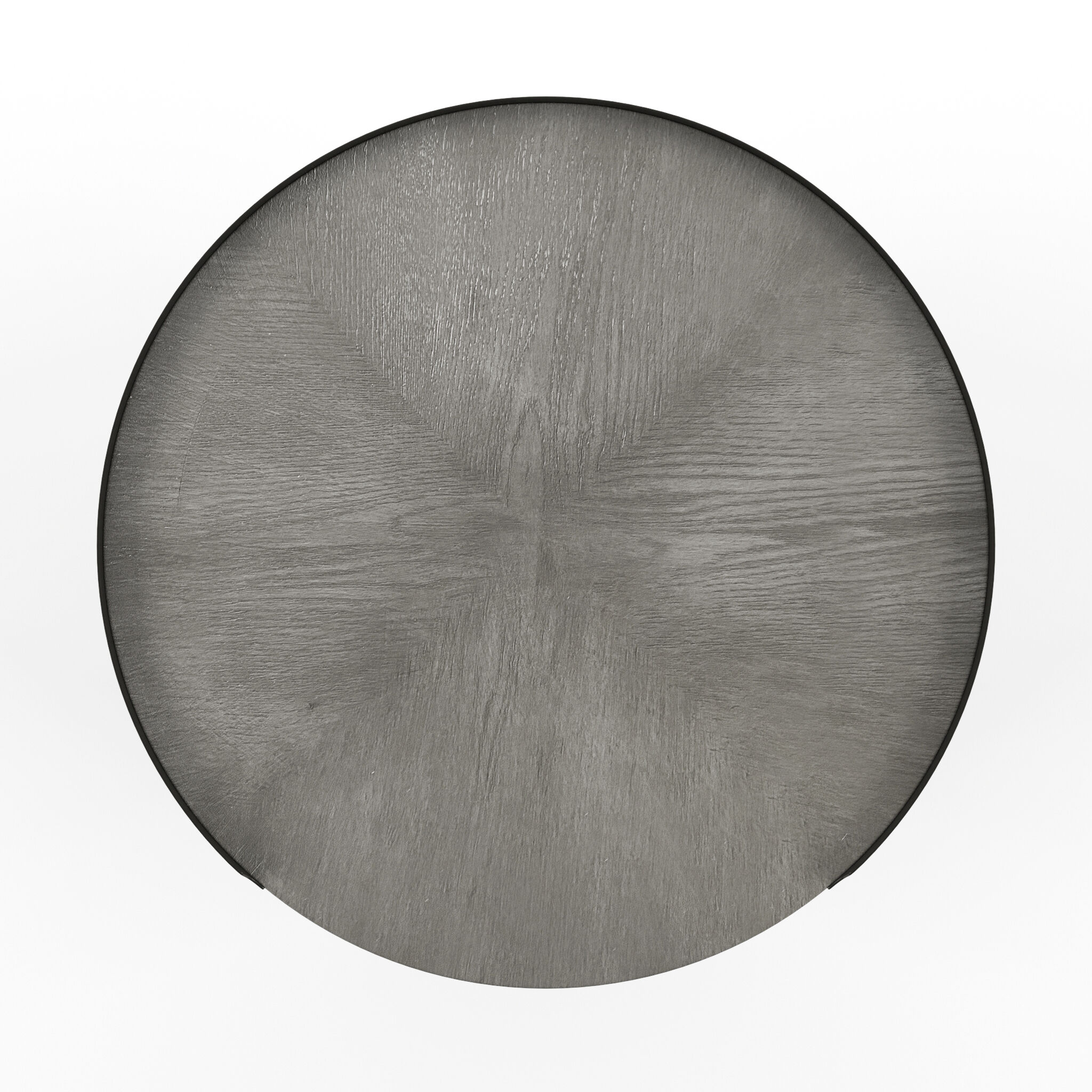 Sampson Side Table with Storage in Gray