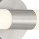 Retreat 1 Light 36 inch Brushed Steel Bath Vanity Wall Light, Large 