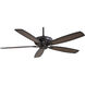 Kola-XL 60 inch Kocoa with Toned Medium Maple/Dark Maple Blades Ceiling Fan