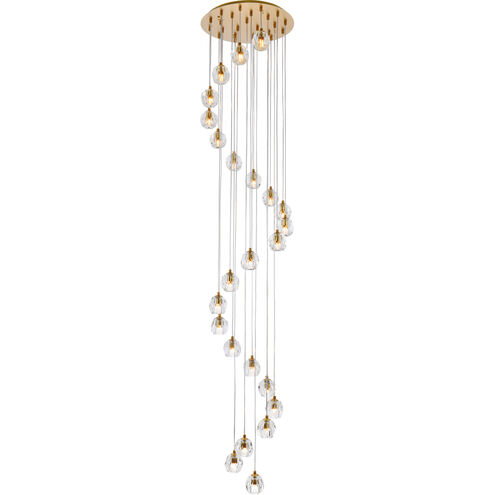 Eren 24 Light 19 inch Gold Pendant Ceiling Light