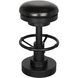 Brisbane 25 inch Matte Black Counter Stool, Swivel
