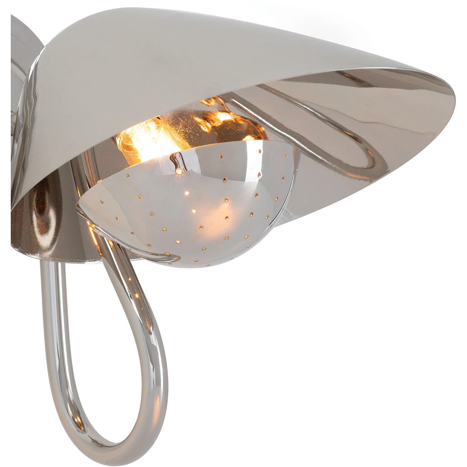 Keaton 1 Light 8.25 inch Polished Nickel Wall Sconce Wall Light, Single