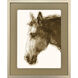 Equine Reflection Brown and Beige Framed Art
