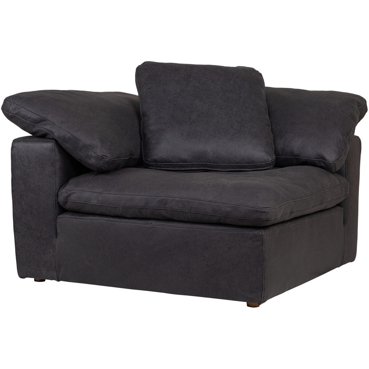 Clay Black Corner Chair