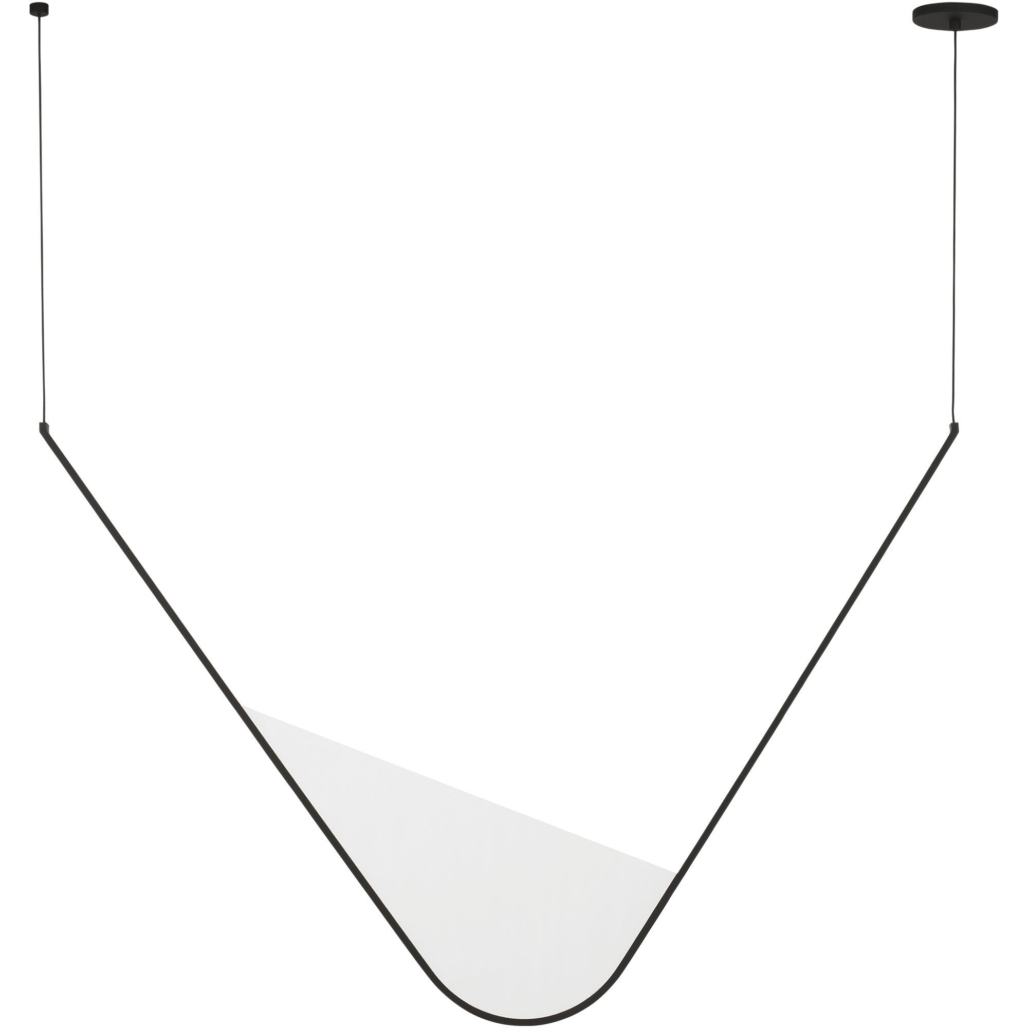 Sean Lavin Mizu LED 1.3 inch Nightshade Black Chandelier Ceiling Light