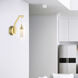Olinda LED 5 inch Satin Gold Wall Light