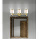 Middlebush 3 Light 24 inch Polished Brass Bath Vanity Wall Light