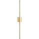 Vega LED 1 inch Brushed Gold ADA Wall Sconce Wall Light