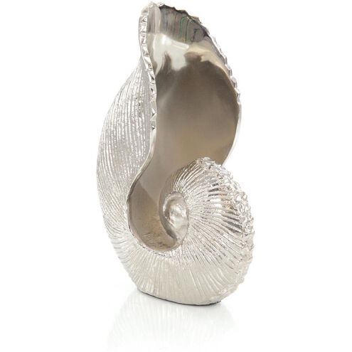 Nautilus Seashell 12 X 7.75 inch Sculpture