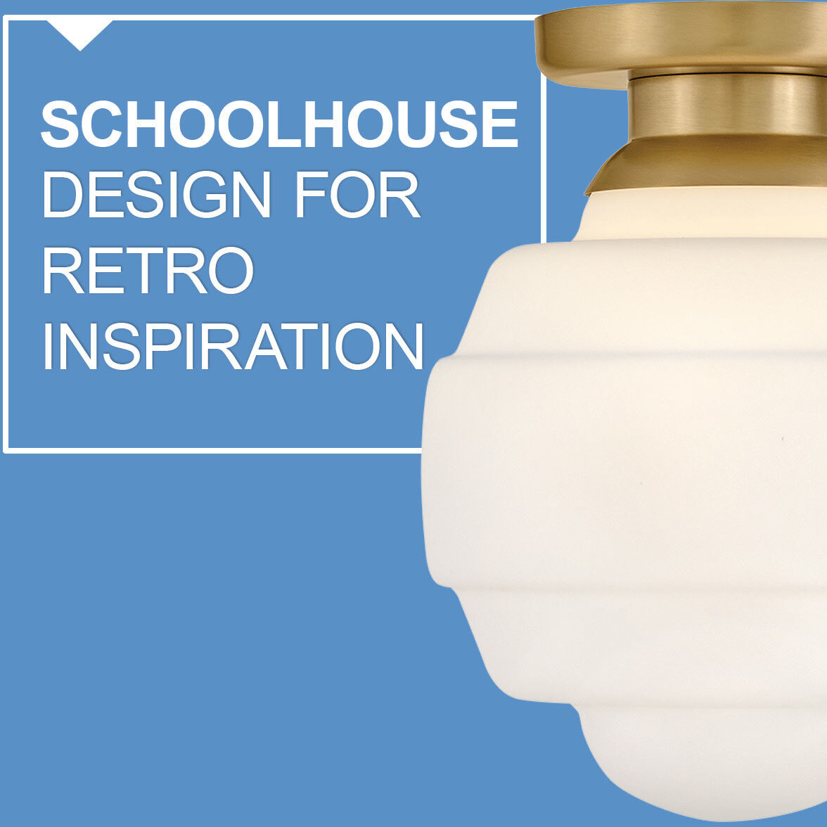 Penny 1 Light 12 inch Lacquered Brass Flush Mount Ceiling Light, Small