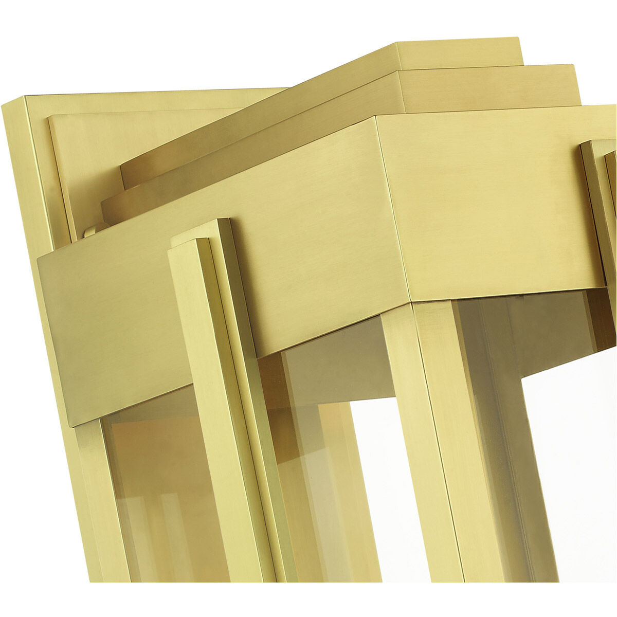 Lexington 4 Light 29 inch Natural Brass Outdoor Wall Lantern