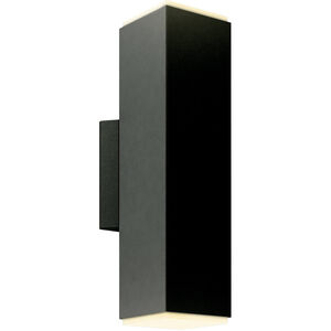 Brooklyn LED 3.95 inch Black ADA Sconce Wall Light, Adjustable Cylinder